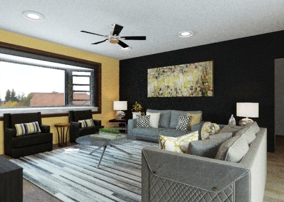 Parents Living Room v3 Design Rendering