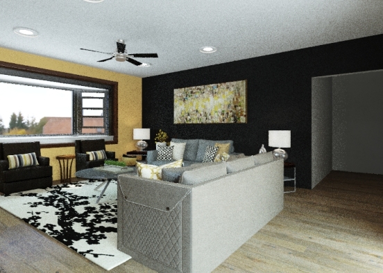 Parents Living Room v2 Design Rendering