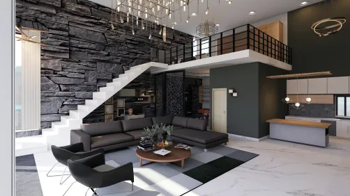 double height living