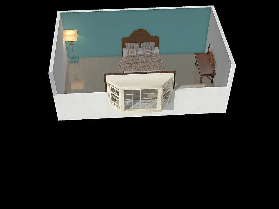 Bed Room 3d design renderings