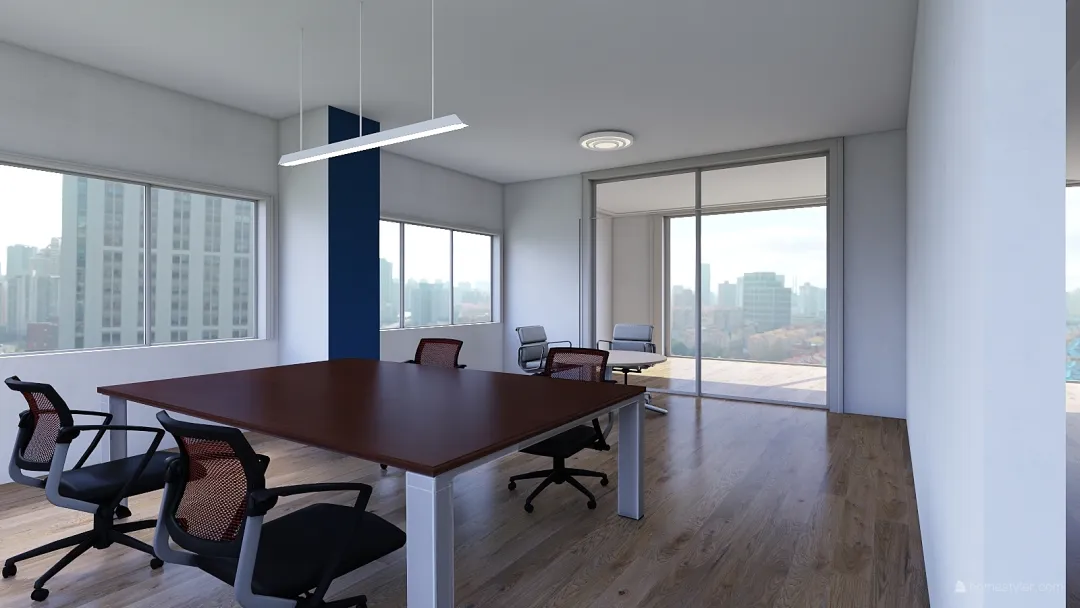 Nuovo ufficio 3d design renderings