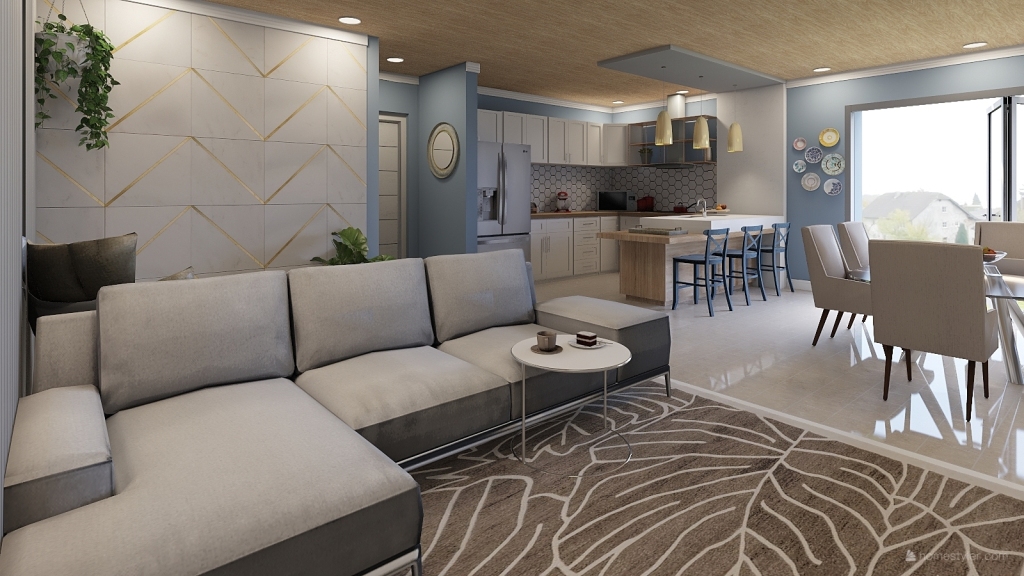 Casa completa 3d design renderings