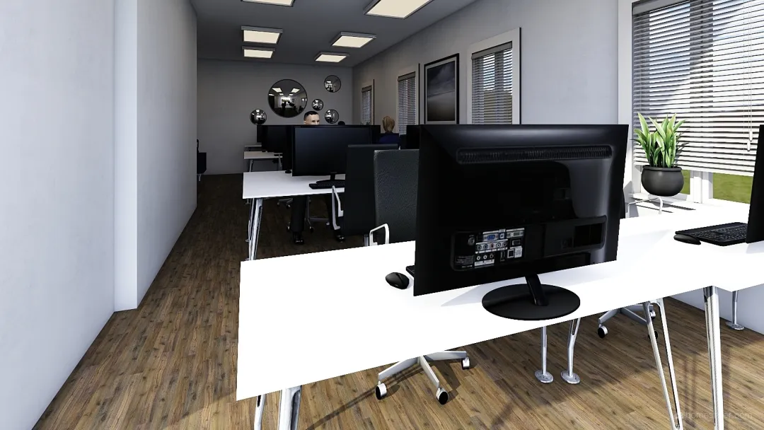 Biuro nr9 3d design renderings