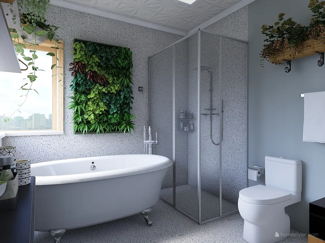 Modern Bathroom's Dream 3d design renderings