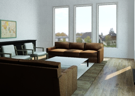 Martin House living room layout 2 Design Rendering