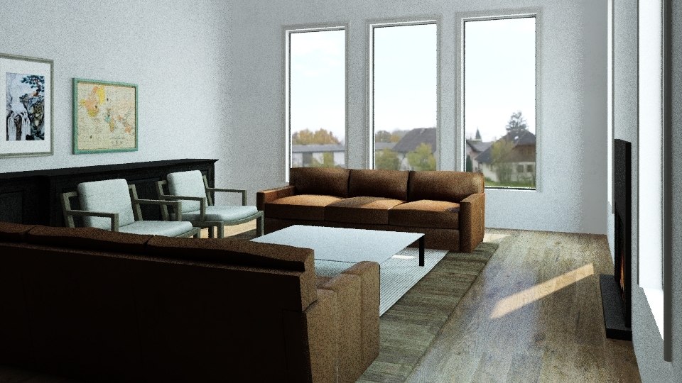 Martin House living room layout 2 3d design renderings