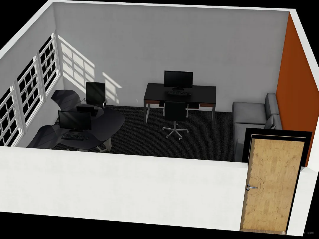 15 office 3d design renderings