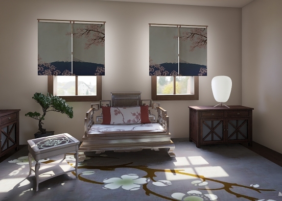 Living room Fuji Design Rendering