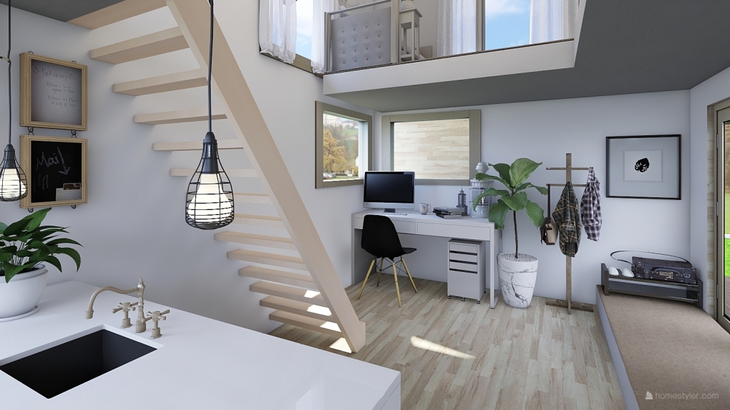Luxury Tiny House 3d design renderings
