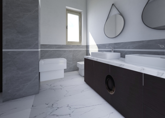 Bathroom Varallo Design Rendering