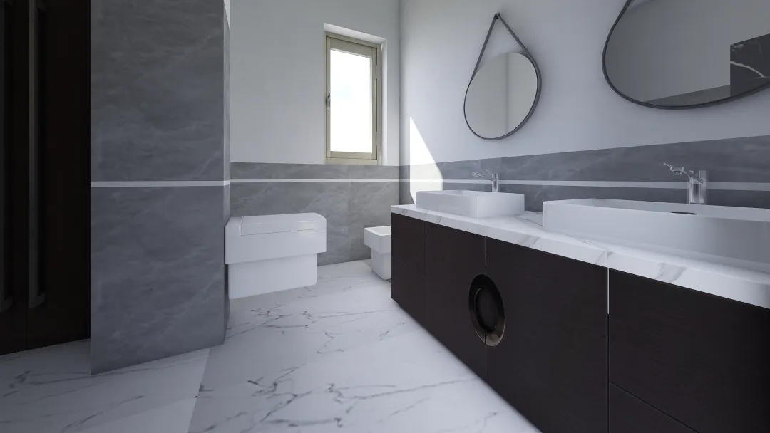 Bathroom Varallo 3d design renderings