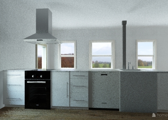 Proposed Kitchen(8) Design Rendering