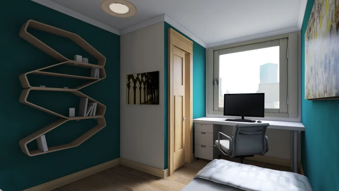 new room in my house 3d design renderings