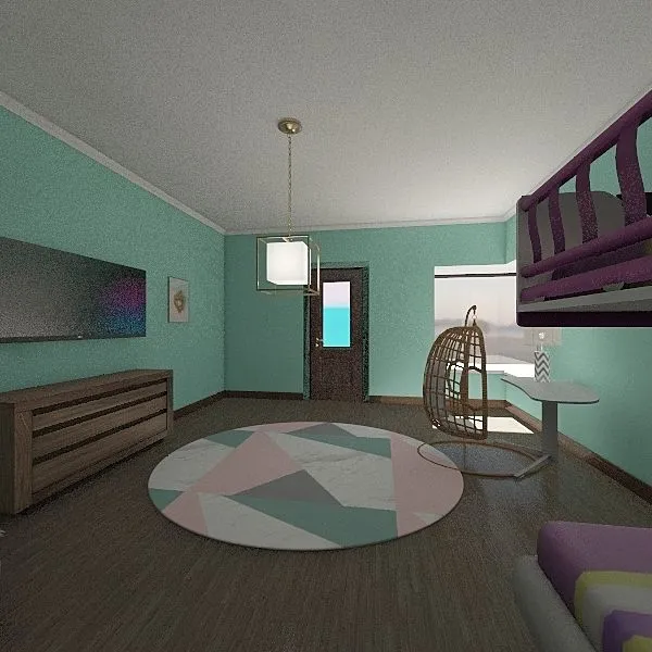 Beeps Beeps Rockin Room 3d design renderings