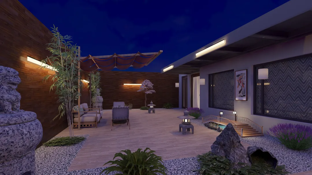 Terrace 2 - Yakir 3d design renderings