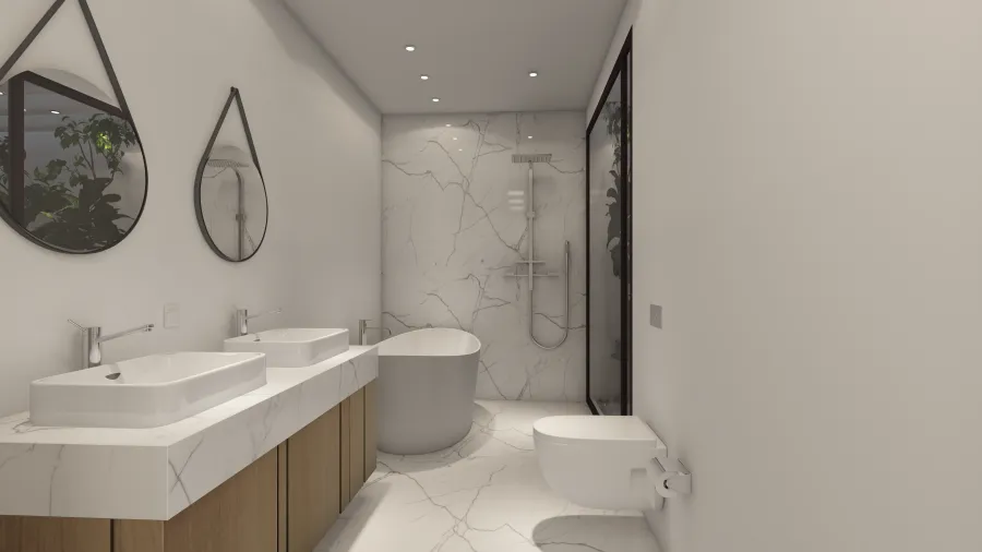 Bathroom/Closet 3d design renderings