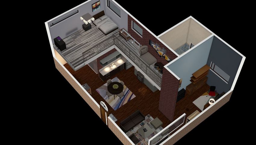 Small House 3d design picture 85.17