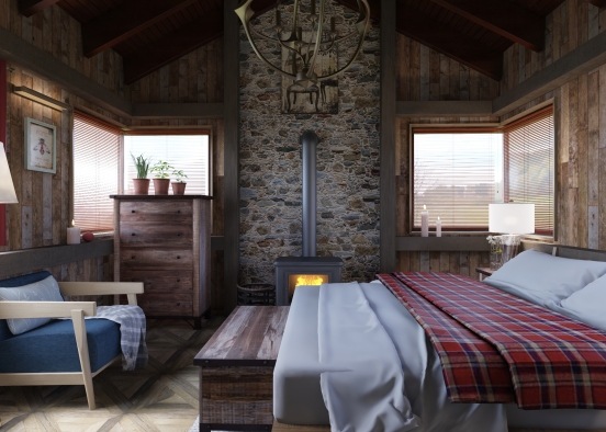 Cozy Cabin Design Rendering