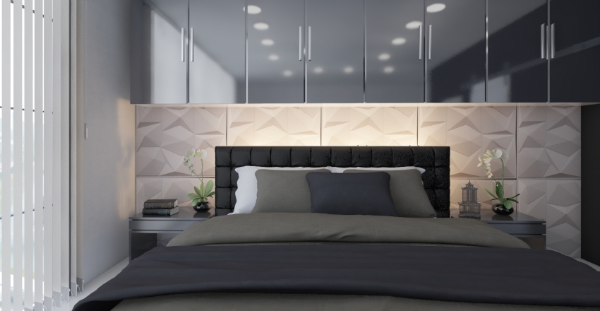 Studio Apartamento Interior Design Render
