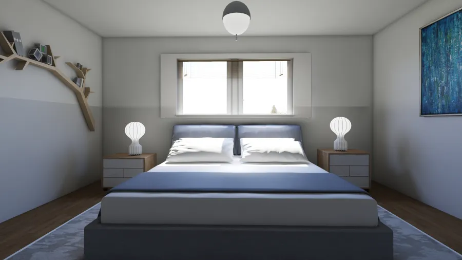spare bedroom 3d design renderings