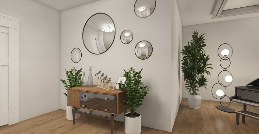 Minimalist One Bed One Bath Design Interior Design Render