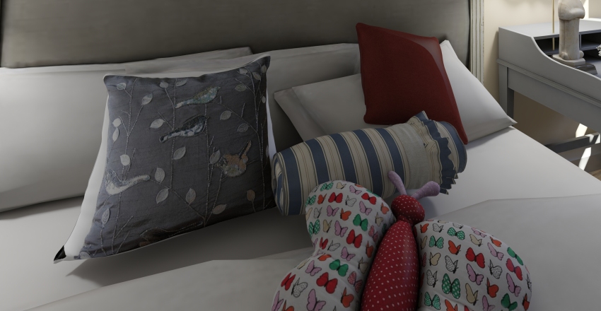 She is a crazy eclectic girl Interior Design Render