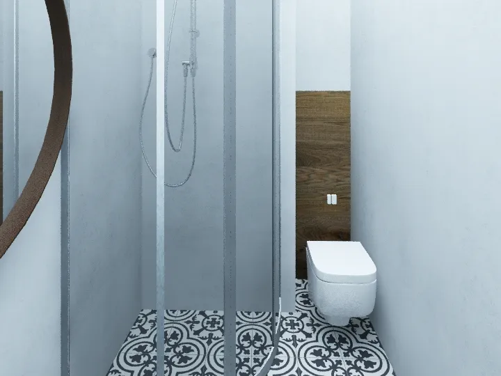 Mama łazienka 3d design renderings