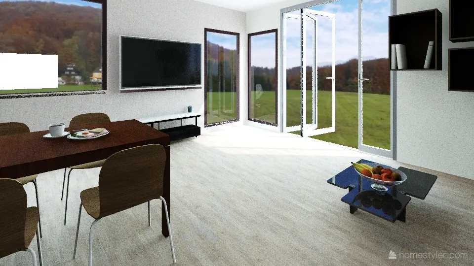 Mieszkanie 2 3d design renderings