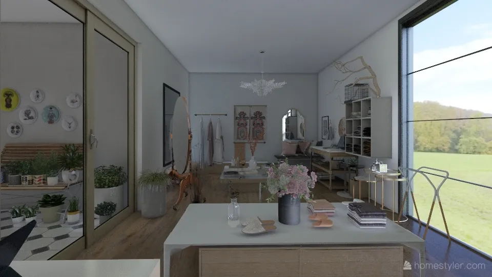 Concept Shop 3d design renderings