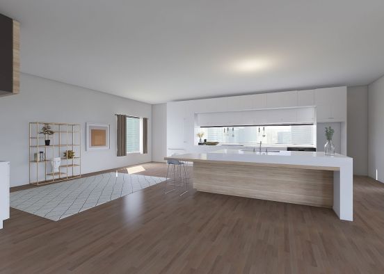 Scandi NYC city apartment Design Rendering