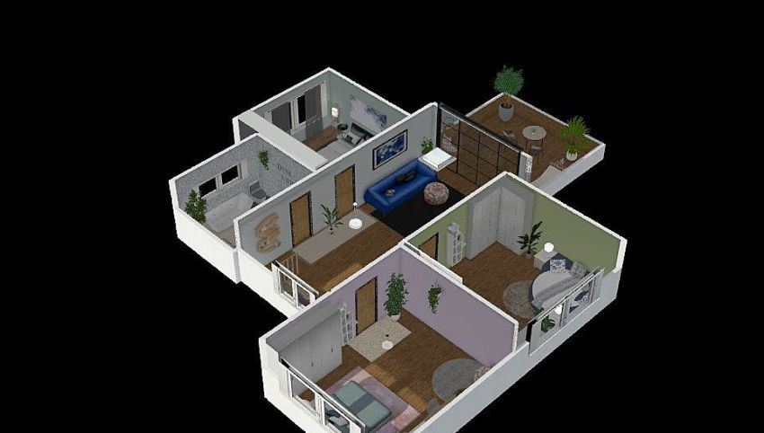 upstairs first house  3d design picture 173.18