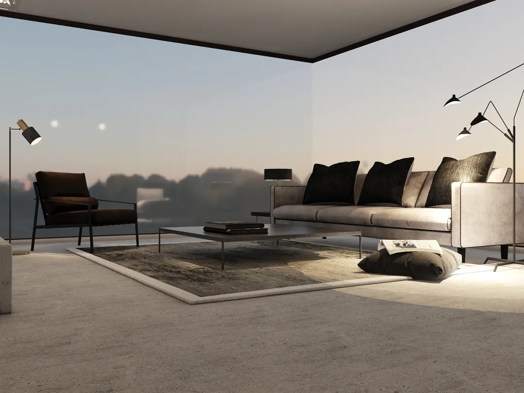 Soho loft  21 3d design renderings