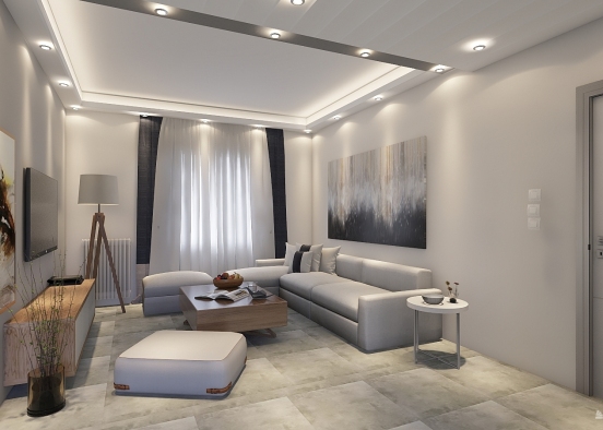 APARTMENT RENOVATION with garden_TAB_ATHENS Design Rendering