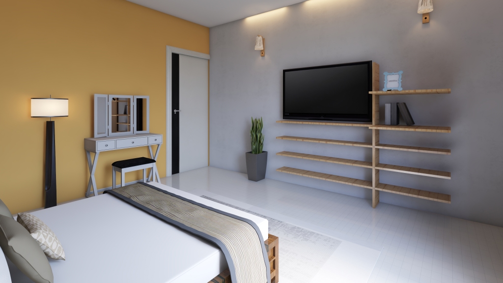 new bedroom decor 3d design renderings