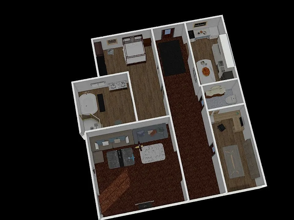 My apartment 3d design renderings