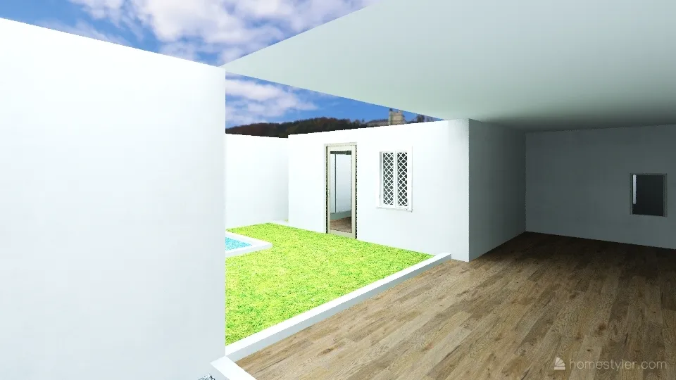 casa 10x25 com closet 3d design renderings
