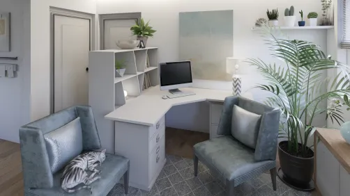 (v) apartament cu doua camere turquoise