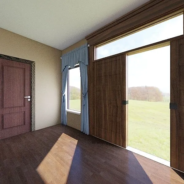 Simple Old House 3d design renderings