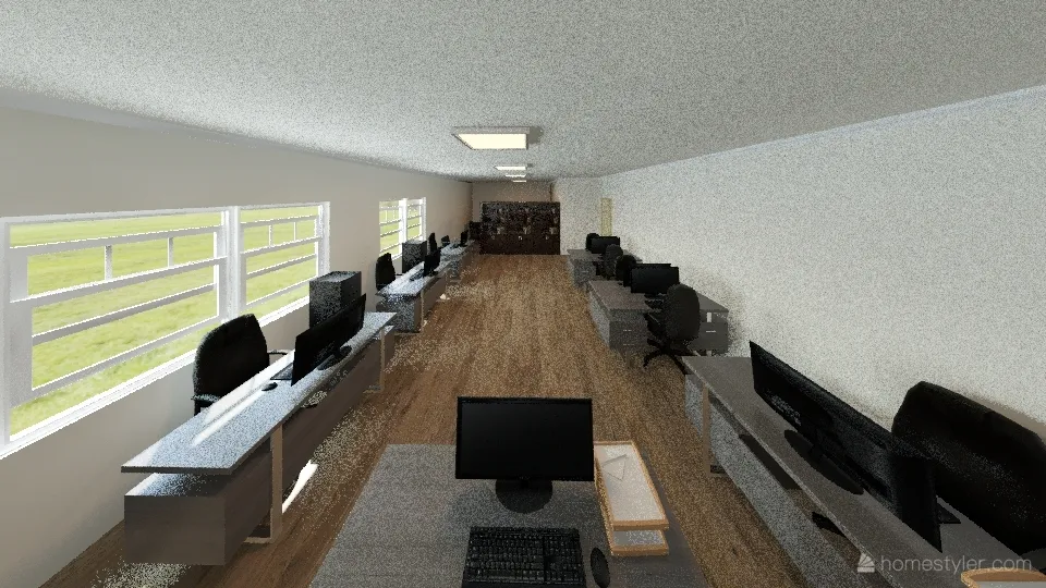 commercial room 3d design renderings