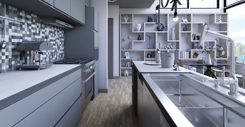 Apartment with Loft - Take 1 Interior Design Render