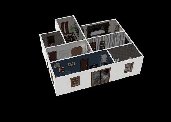 4 Person Home Design Rendering
