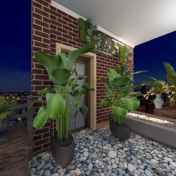 Rental House 4 Outdoor Spa 3d design renderings