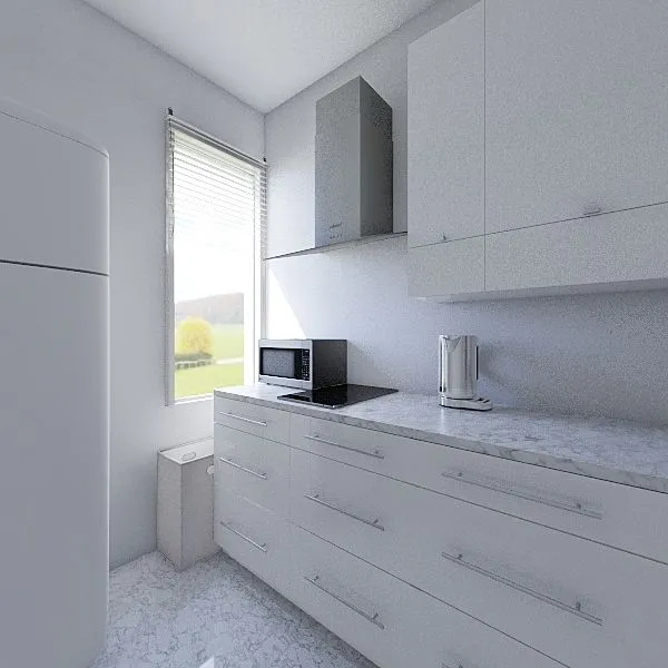 majkos apartment fridge corner 3d design renderings