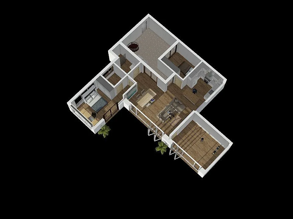 Barracas - Perimetro 3 3d design renderings