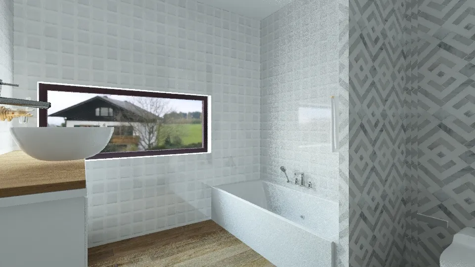 koupelna horní 3d design renderings