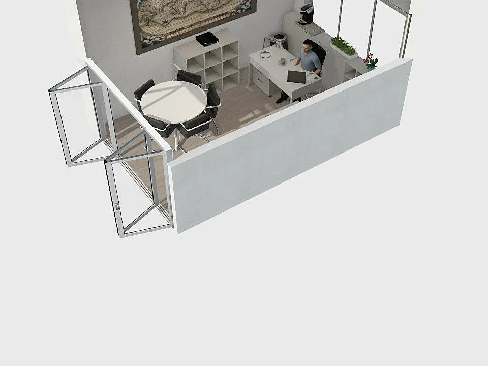 Alex's Office2 3d design renderings