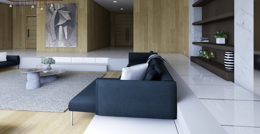 Luxury Condo Interior Design Render