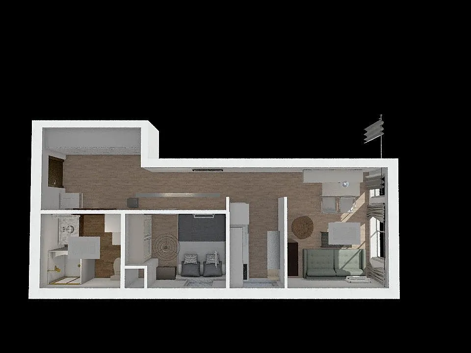 kuchnia okno v6 3d design renderings