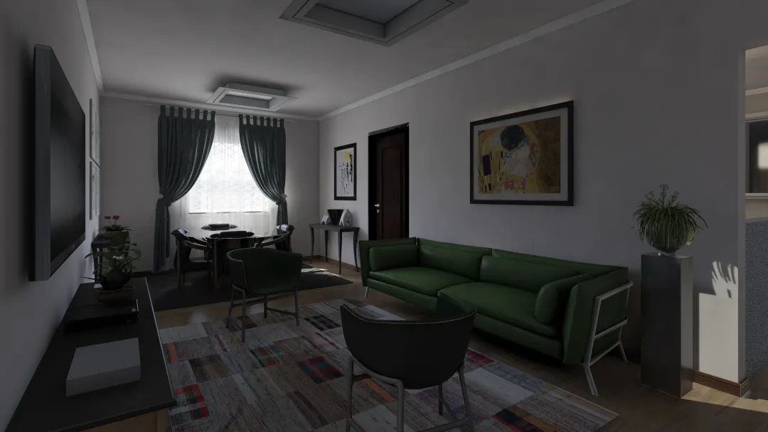 Apartamento Godoi 3d design renderings
