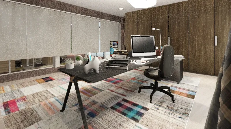 MANAGER ROOM 3d design renderings